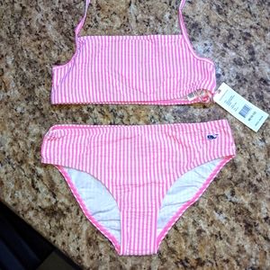 Vineyard Vines 2 piece Seersucker bathing suit